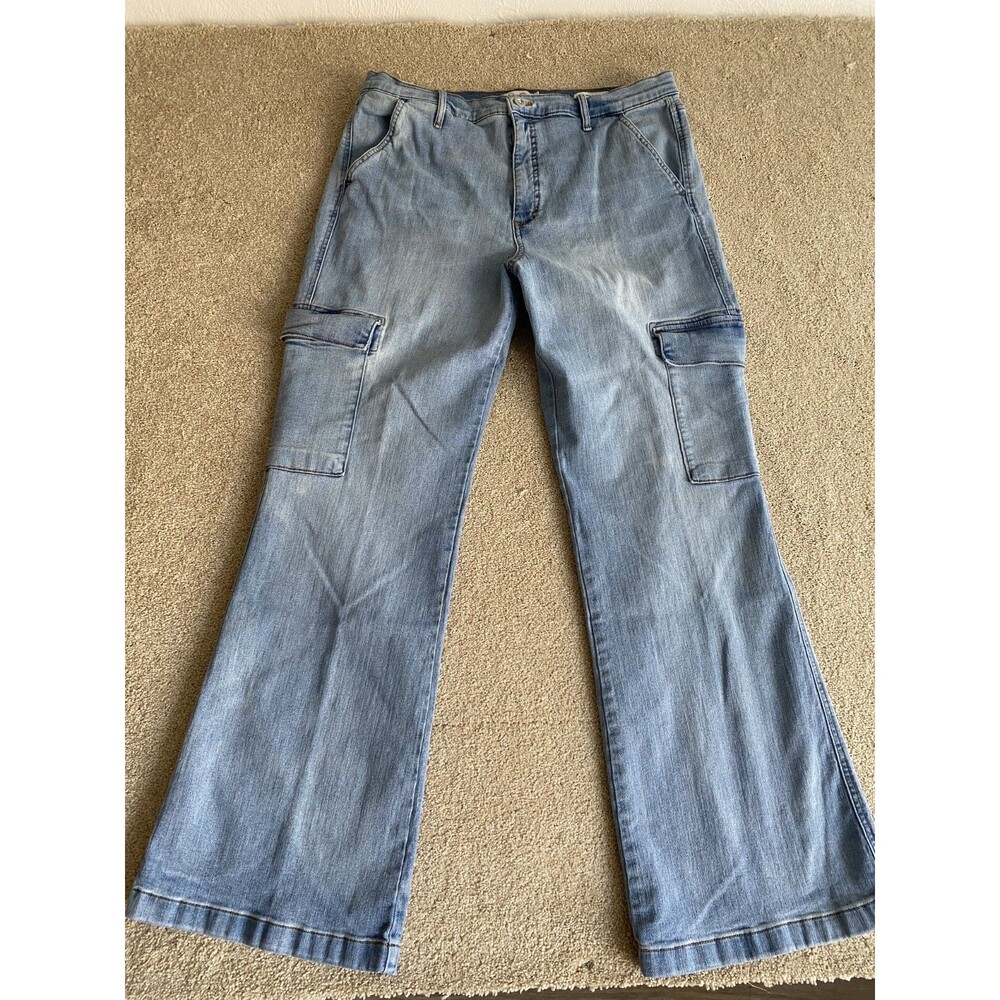 Jessica Simpson Light Blue Wash Mid-Rise Bootcut Denim Jeans Women's Size 16/33